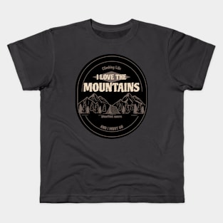 Mountain Climbing Kids T-Shirt